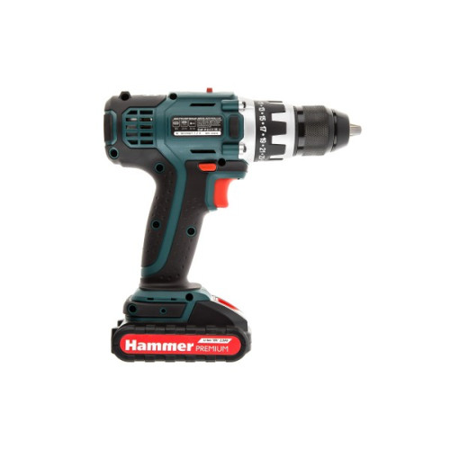 Аккумуляторная дрельшуруповерт Hammer ACD12LE 18 Н·м зеленый/черный