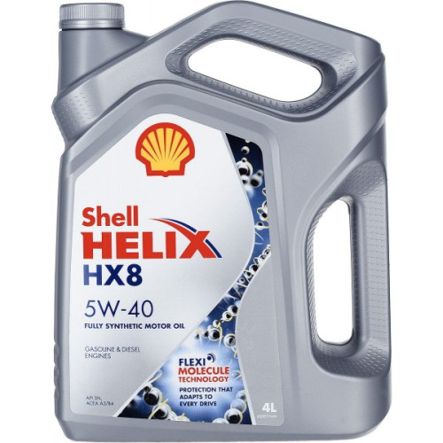 Моторное масло SHELL Helix HX8 Synthetic 5W-40