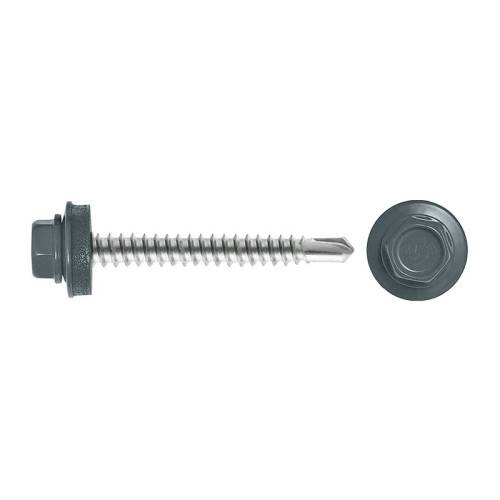 Саморез кровельный SWFS Premium RAL-7015 ZP 5,5х19 (3500 шт)