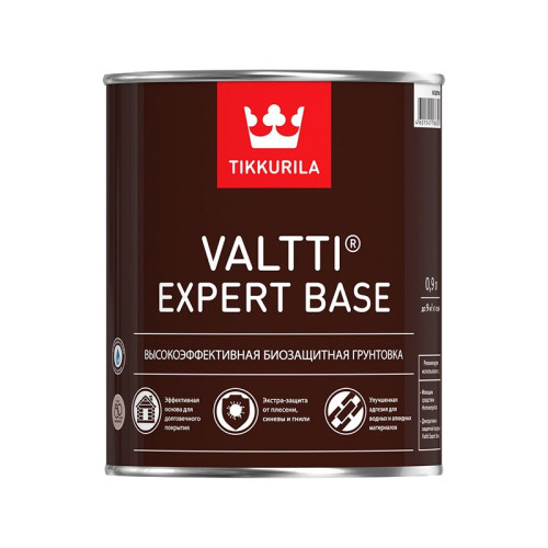 Антисептик грунтовочн. Tikkurila/Tikkivala Valtti Expert Base для дерева (0,9 л)