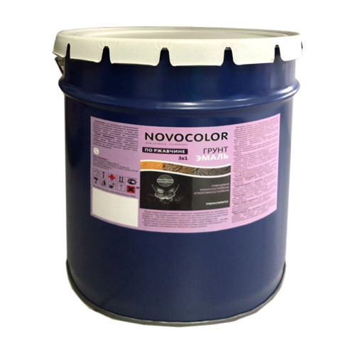 Грунт-эмаль Novocolor 3 в 1 основа С (глянц.) (15 л)