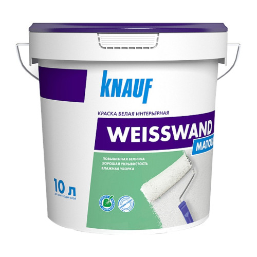Краска в/д Knauf Weisswand 707455 белая (10 л)