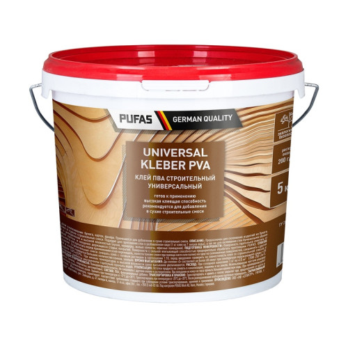 Клей ПВА Pufas Universal Kleber cтроительный (5 кг)