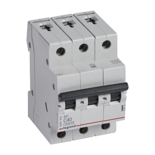 Выключатель автоматический Legrand RX3 4,5кА, С 40А, 3П