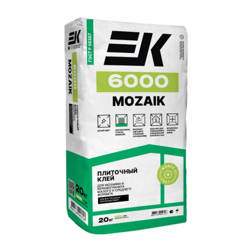 Клей для мозаики ЕК 6000 Mozaik (20 кг)