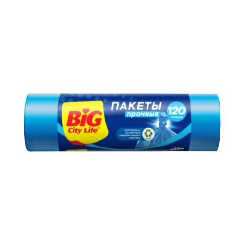 Мешки для мусора прочные Big city, 120 л (10 шт.)