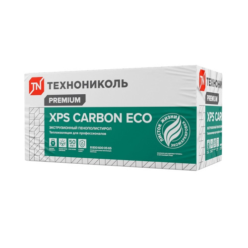 Пенополистирол экструдированный Технониколь XPS Карбон Эко 1180х580х100 мм, 4 шт