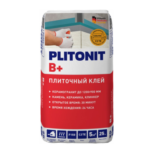 Клей для плитки и камня Plitonit B+ (25 кг)