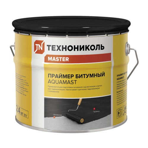 Праймер битумный Технониколь АкваМаст, 2,4 кг