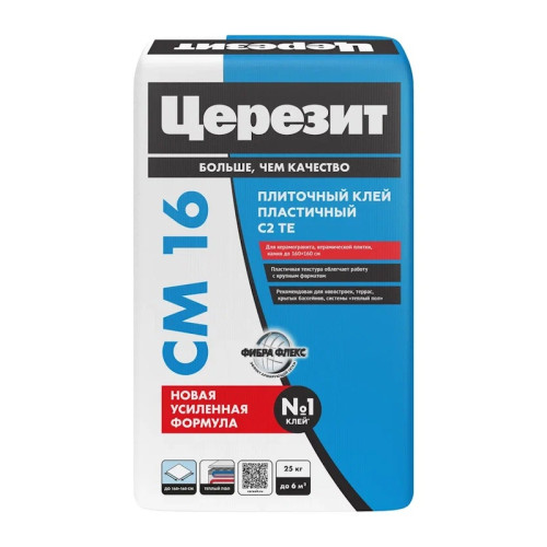Клей для плитки Церезит CM 16 (25 кг)