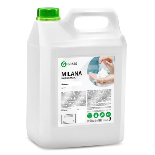 Крем-мыло жидкое Жемчужное Grass Milana (5 кг)