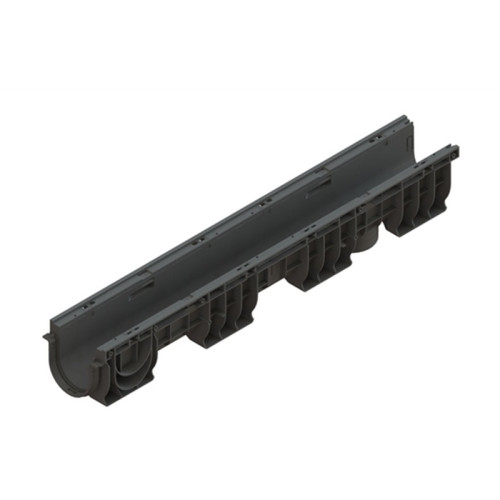 Лоток водоотводный Standartpark Basic DN100, 1000х160х155 мм, пластик 8000-М