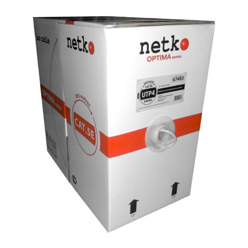 Кабель компьютерный витая пара Netko UTP 4х2х0.52 (бухта-305 п.м.)