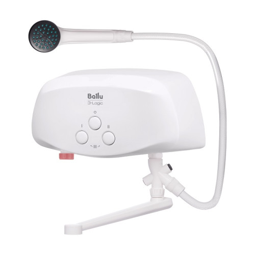 Водонагреватель проточный Ballu 3-Logic TS 3500 с душ.лейкой и краном
