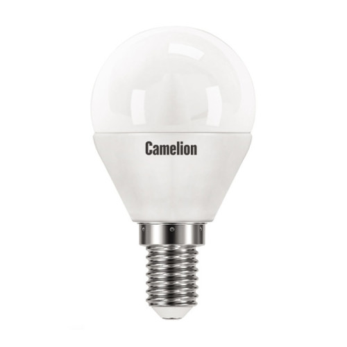 Лампа светодиодная Camelion LED E14, шар, 8Вт, 230В, 4000К, нейтральный свет