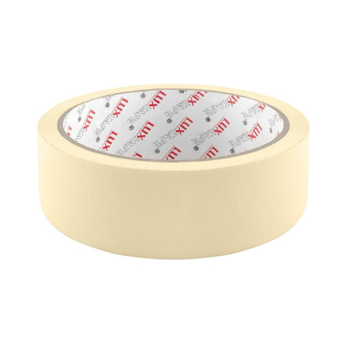 Лента малярная Luxtape, жёлтая, 30 мм х 25 м