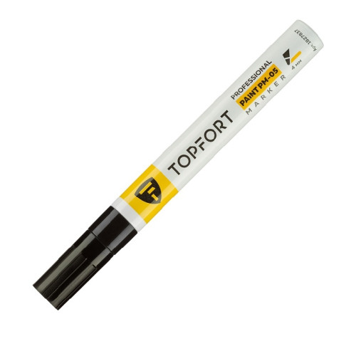 Маркер лаковый Topfort Paint черный 4 мм