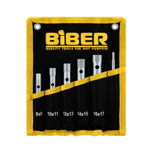 Набор трубчатых ключей Biber 90624, 6 шт (8-17 мм)